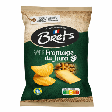 BRETS CHIPS  Chips au fromage du Jura 125 g