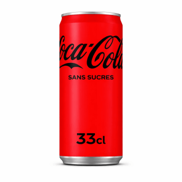 COCA-COLA ZÉRO Soda au cola sans sucres 33 cl