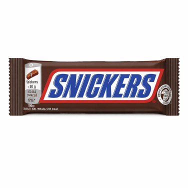 SNICKERS  Barre chocolat caramel & cacahuètes 50 g