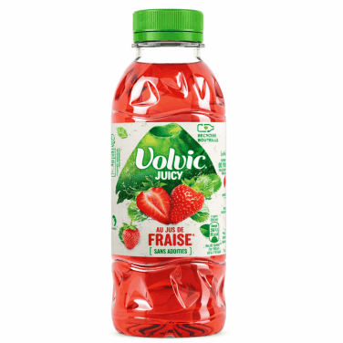 VOLVIC FRAISE  Eau aromatisée fraise Juicy 50 cl
